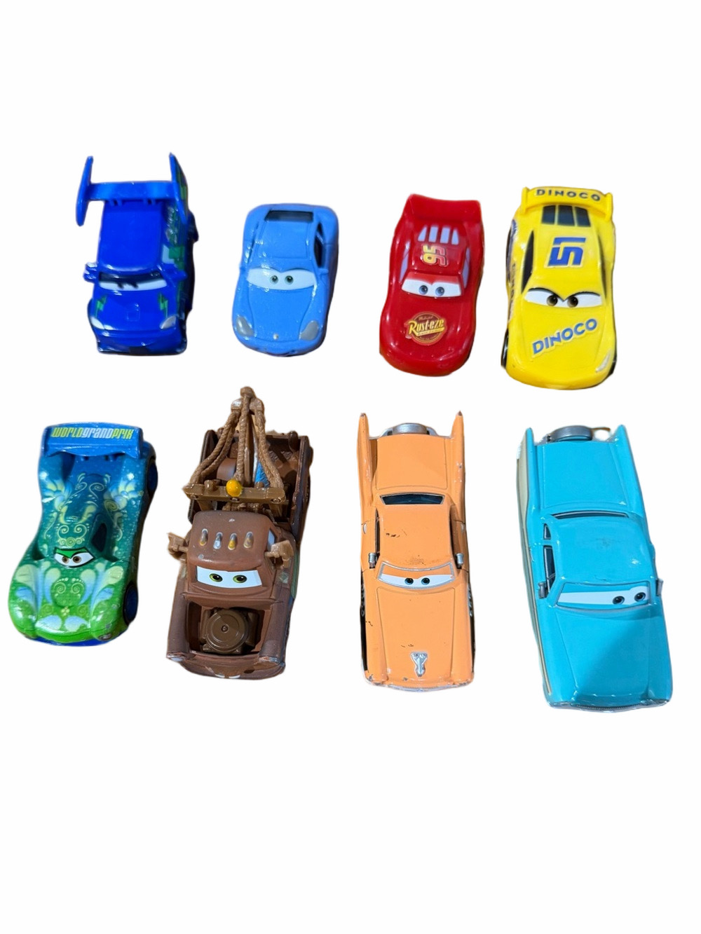 Disney Pixar Die Cast  Cars Mini Vehicle Set Lightning McQueen Collectible Cars